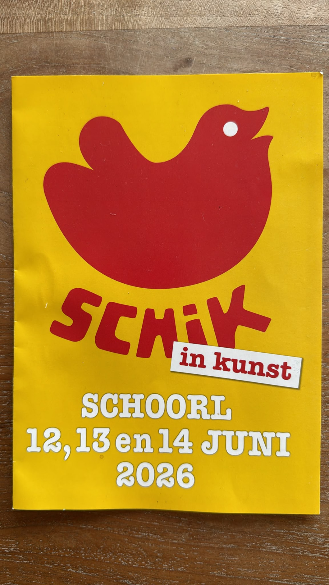Poster van Schik in Kunst 2026 in Schoorl